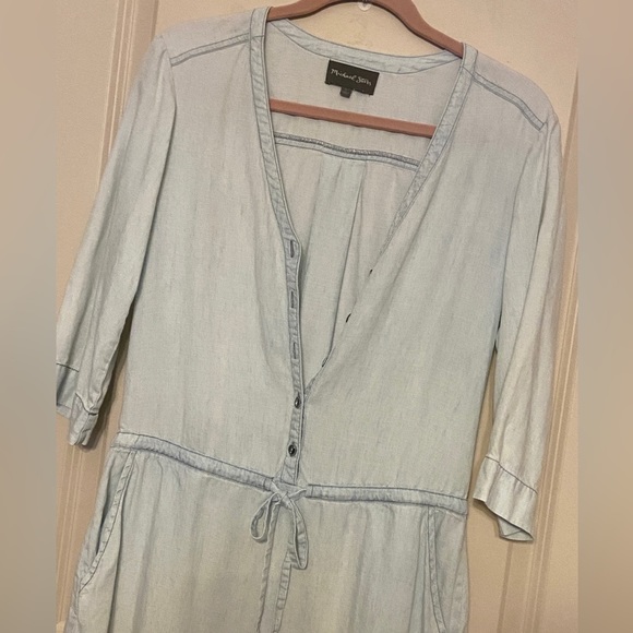 ✨michael Stars Sz-S Light Blue Denim Dress, Airy & Comfortable Cool- GentlyUsed✨ - Picture 16 of 16